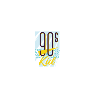 Retro 90s Kid model gri pe tricou