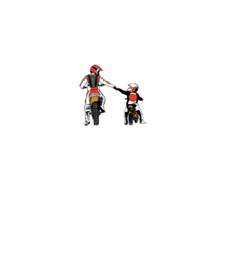 Tată și Fiu cei mai buni Prieteni - Motociclist model turcoaz pe tricou