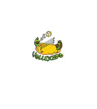 Avocado Volei model gri pe tricou