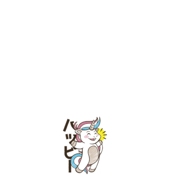 Kawaii unicorn model alb pe tricou