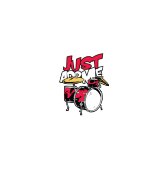 Just add me Drums model turcoaz pe tricou