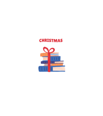 All I want for Christmas is Books tricou cu cărți model negru pe tricou