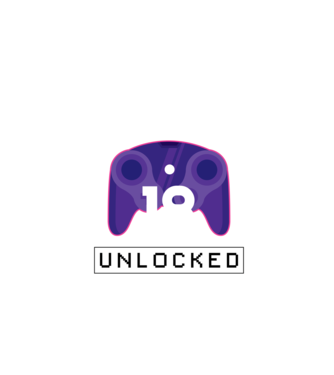Level 18 Unlocked Gamer Birthday model negru pe tricou