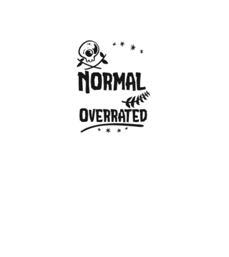 Being Normal is Vastly Overrated model roz neon pe tricou