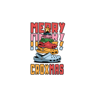 Merry Croxmas  model turcoaz pe tricou