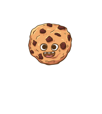 Cookie drăguț model turcoaz pe tricou