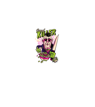 Cereale Killer Fulgi de cereale model negru pe tricou