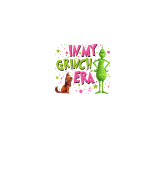 In my Grinch era model negru pe tricou