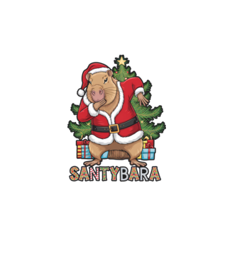 Santybara model turcoaz pe tricou