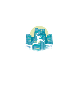 Parkour model negru pe tricou