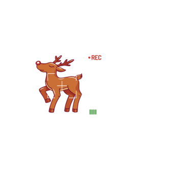 Most likely to shoot the reindeer tonight model alb pe tricou