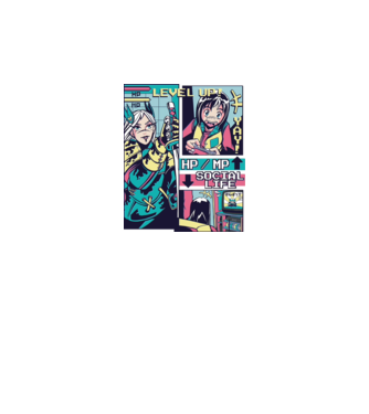 Anime Vaporwave benzi desenate model alb pe tricou