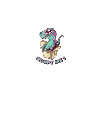 Raptor drăguț model gri pe tricou