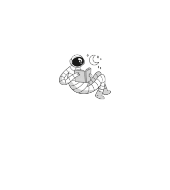 Lectură Astronaut model negru pe tricou