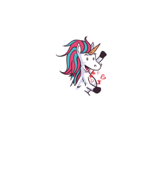 'Dragoste Unicorn pentru Valentine''s Day' model turcoaz pe tricou