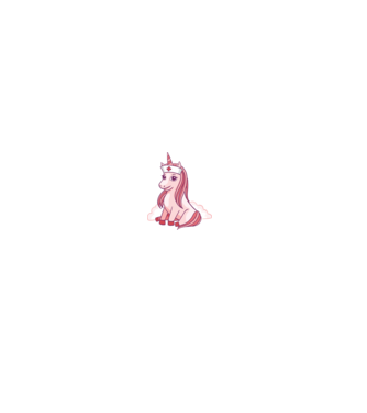 Îngrijitor unicorn model gri pe tricou