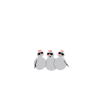 Chillin with my Snowmies tricou pulovăr urât model negru pe tricou