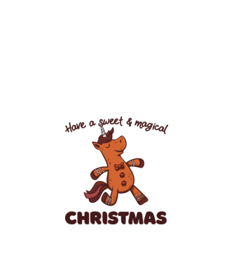 Have a sweet and magical Christmas model alb pe tricou