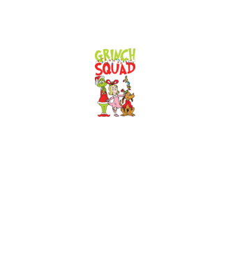 Grinch Squad model negru pe tricou