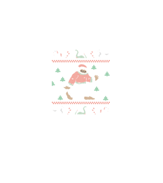 Ugly Sweater Yeti model negru pe tricou