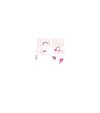 Boxing model negru pe tricou