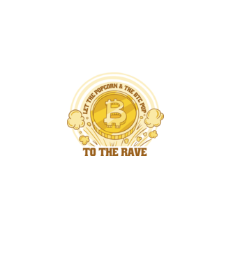 Bitcoin to the Rave model  pe tricou