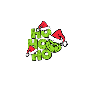 Ho Ho Ho - Grinch model turcoaz pe tricou