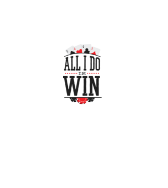 All I do is win Poker model gri pe tricou