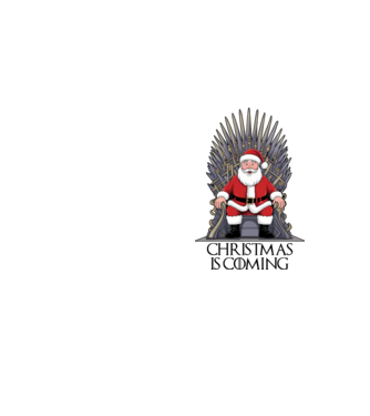 Christmas is Coming Alb model galben neon pe tricou