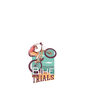 Truc Mountainbike model nisipiu pe tricou