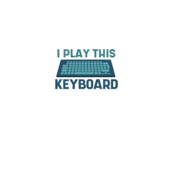 Tastatura Gamer model alb pe tricou