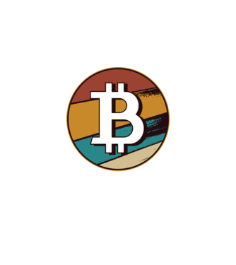 Bitcoin to the moon model alb pe tricou
