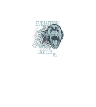 Evolution - Very gradual change model negru pe tricou