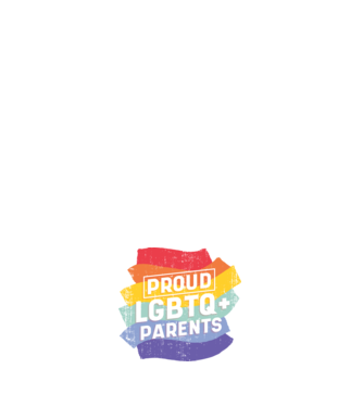 Părinți mândri LGBTQ model negru pe tricou
