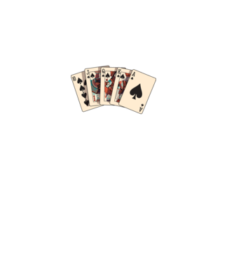 Poker All in model negru pe tricou