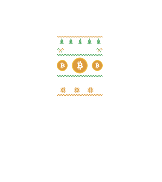 Merry Gainmas Bitcoin tricou cu pulovăr urât model turcoaz pe tricou