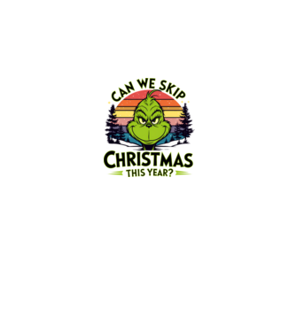 Can we skip christmas this year model alb pe tricou