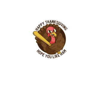 Happy Thanksgiving - Hope you like Ham model gri pe tricou