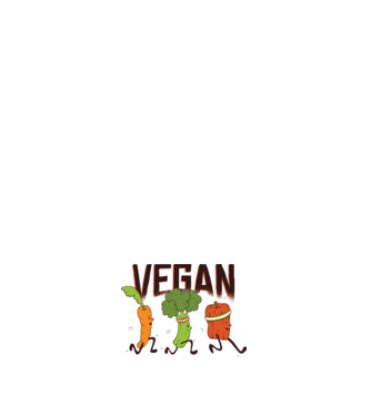 Legume vegan model negru pe tricou