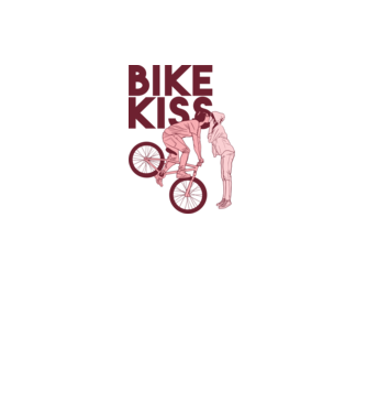 Pupici cu bicicletă model nisipiu pe tricou