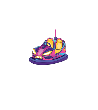 Dodgem model albastru deschis pe tricou