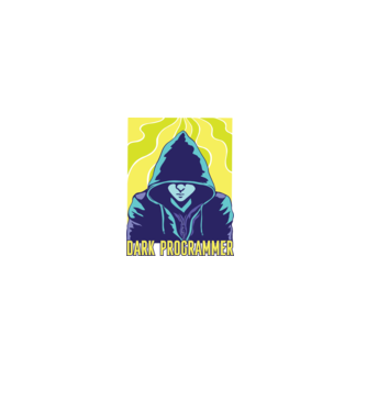 Dark Programmer model negru pe tricou