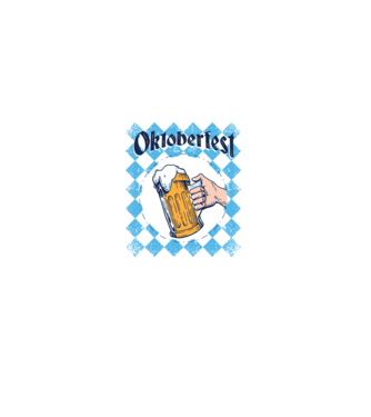 Tricou cu bere Oktoberfest model turcoaz pe tricou