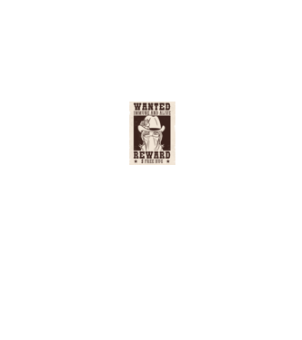 Afiș Wanted - Îmbrățișări gratuite model roșu pe tricou