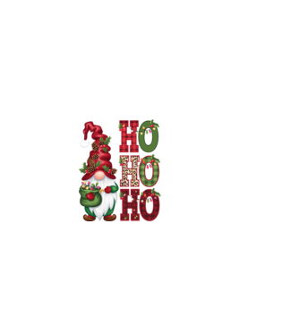HOHOHO Gnome model negru pe tricou