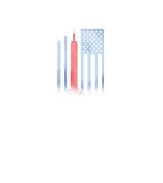 Usa Empire State Building model alb pe tricou