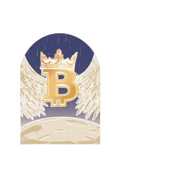 Bitcoin To The Moon Aselenizare model negru pe tricou