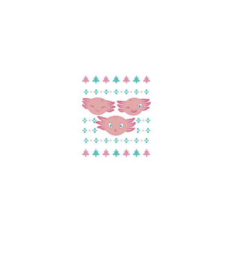 Pulover urât Axolotl model negru pe tricou