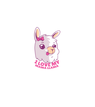 I Love My Papa Llama tricou drăguț cu lamă pentru bunica model mov pe tricou