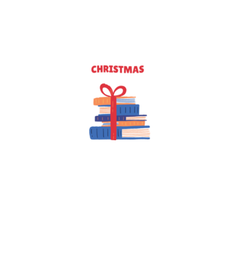 All I want for Christmas is Books tricou cu cărți model turcoaz pe tricou
